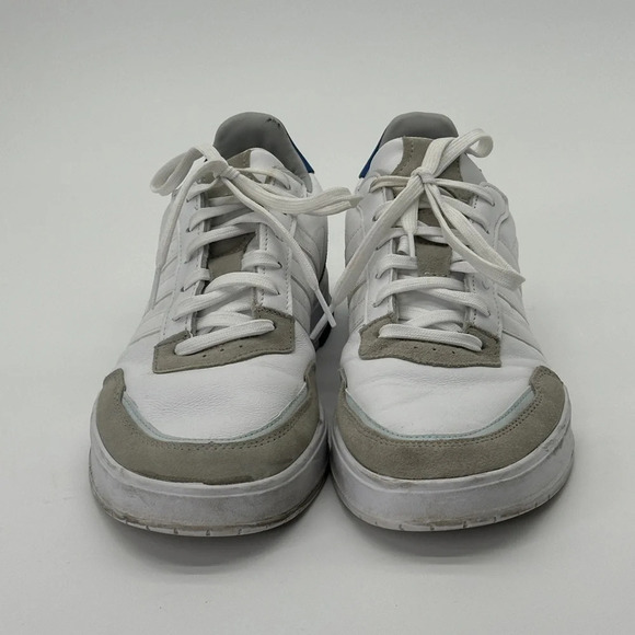 Adidas “Neo Courtmaster” White Gray Leather  Cloudfoam Men’s SZ: 11.5 # FW9359 - Picture 2 of 16
